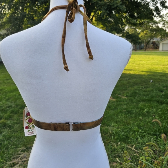 Lucky brand vintage bikini swim top small nwt - Picture 6 of 7